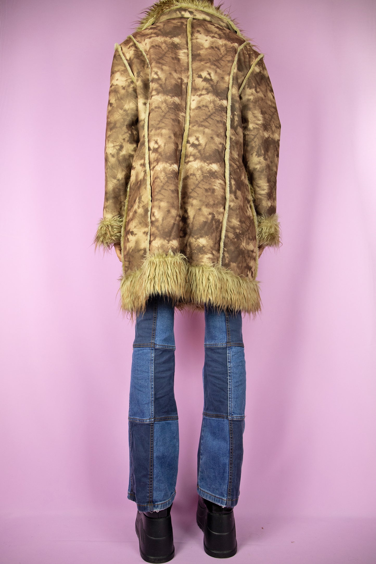 Y2K Brown Penny Lane Coat - L